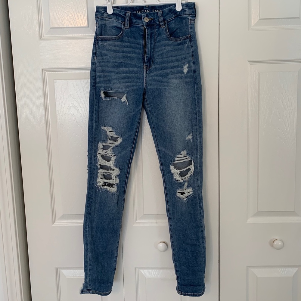 American Eagle Curvy super hi-rise jegging